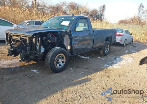2014 Chevrolet Silverado 1500 Work Truck 2Wt из США, поврежденный, VIN 1GCNKPEH7EZ273981